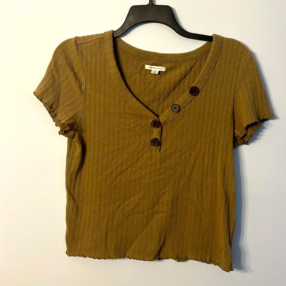 Olive Short Sleeved Shirt
